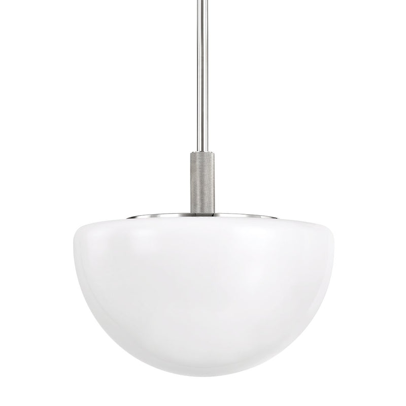 Lethbridge Large Pendant in Polished Nickel