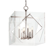 Travis 8-Light 20" Chandelier in Polished Nickel