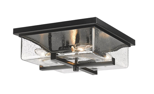 Sana 4 Light 12" Outdoor Flush Mount in Black