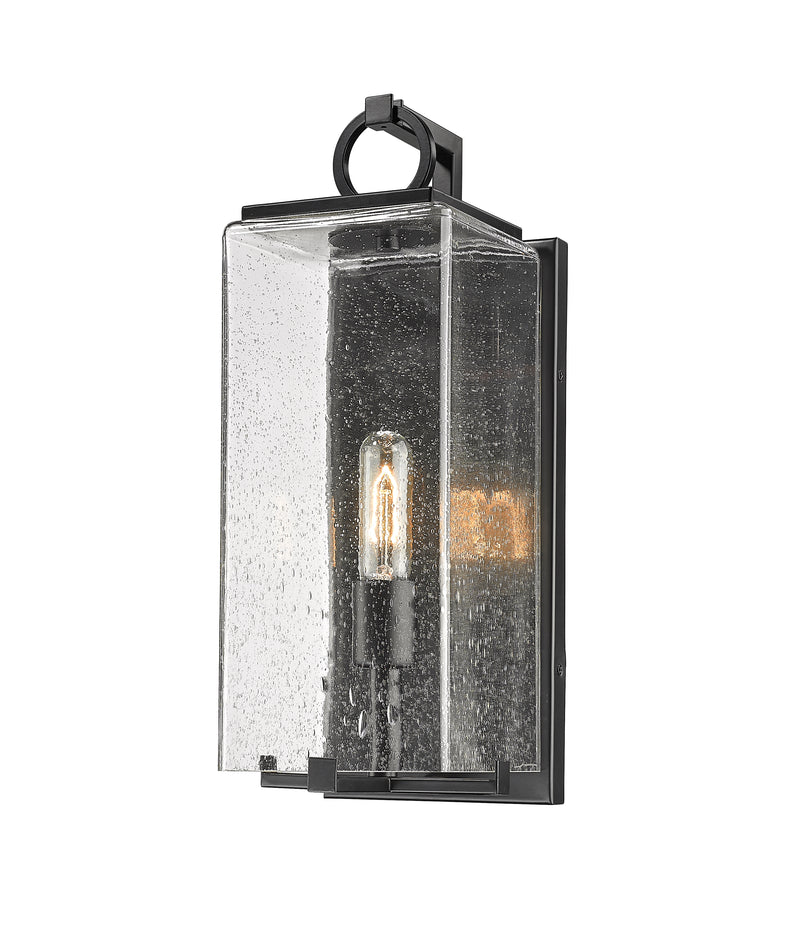 Sana 1 Light 6.75" Outdoor Wall Light in Clear Seedy