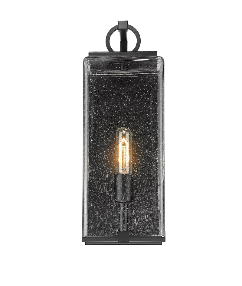 Sana 1 Light 6.75" Outdoor Wall Light in Clear Seedy