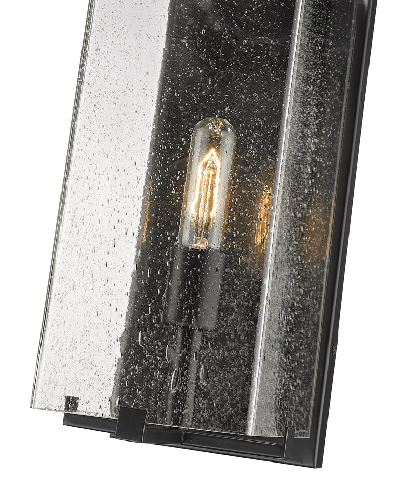 Sana 1 Light 6.75" Outdoor Wall Light in Clear Seedy