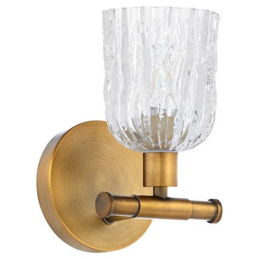 Meriam 1 Light Wall Sconce in Brushed Brass