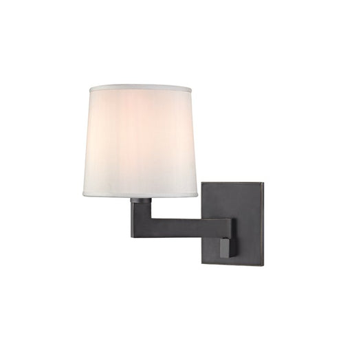 Fairport Small Swing Arm Wall Lamp in Old Bronze