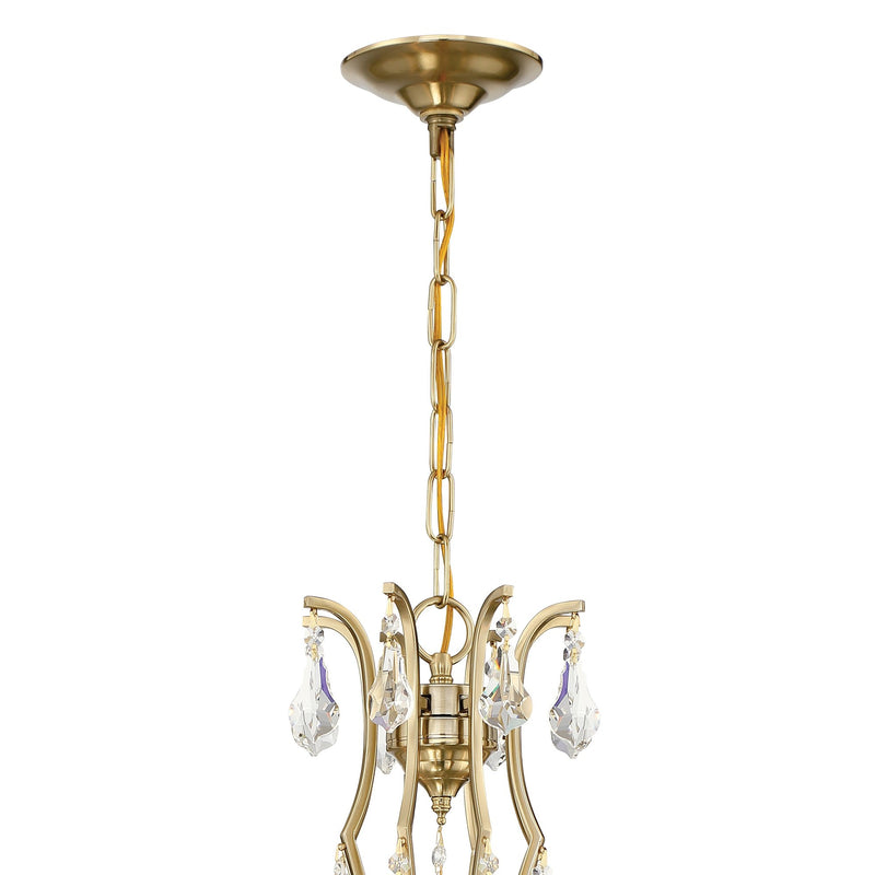 Cedar 8 Light 28" Chandelier in Vibrant Gold