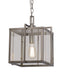 Eastwood II 1-Light Pendant in Brushed Nickel with Clear Glass