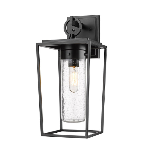 Sheridan 1 Light 8" Outdoor Wall Light in Clear Seedy