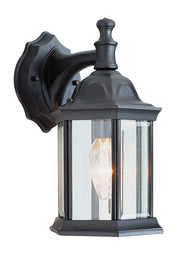 Cumberland 12.5" Outdoor Wall Lantern in Black