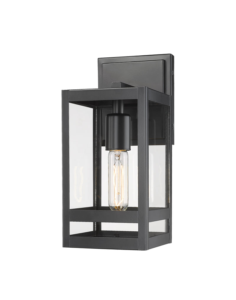 Nuri 1 Light 5.25" Outdoor Wall Light in Black