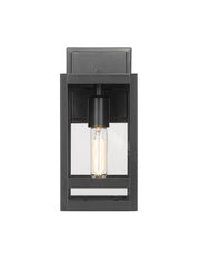 Nuri 1 Light 5.25" Outdoor Wall Light in Black