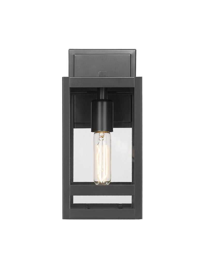 Nuri 1 Light 5.25" Outdoor Wall Light in Black