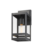 Nuri 1 Light 5.25" Outdoor Wall Light in Black