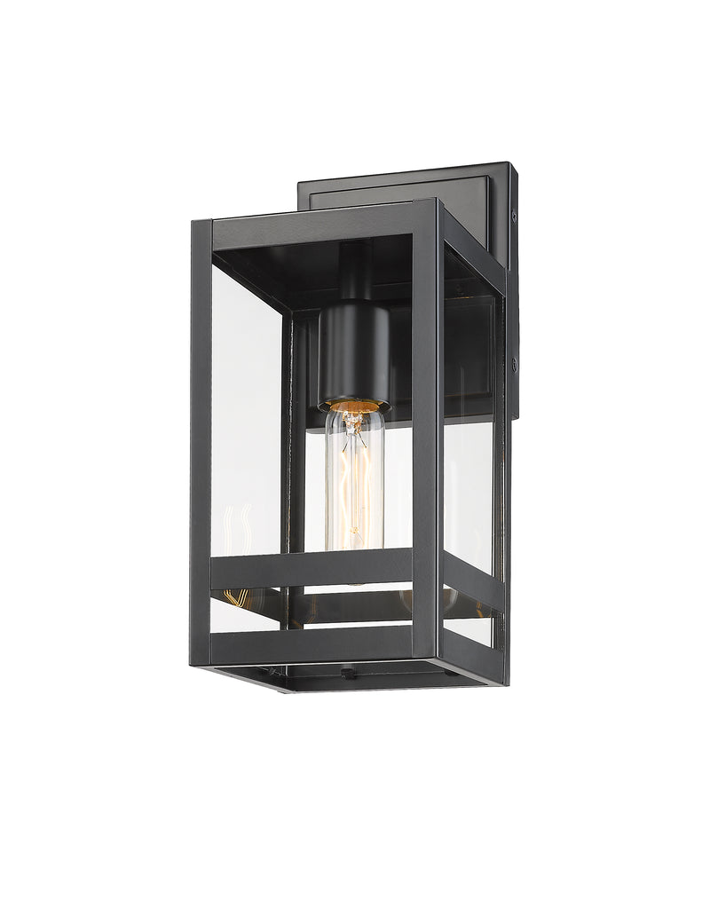 Nuri 1 Light 5.25" Outdoor Wall Light in Black