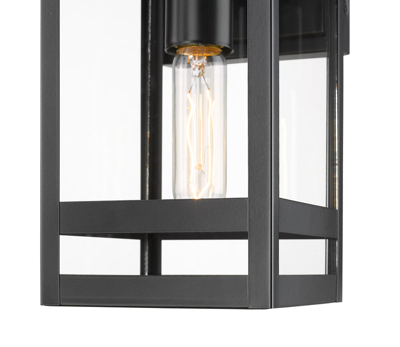 Nuri 1 Light 5.25" Outdoor Wall Light in Black