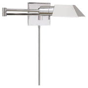 VC CLASSIC One Light Swing Arm Wall Lamp in Polished Nickel