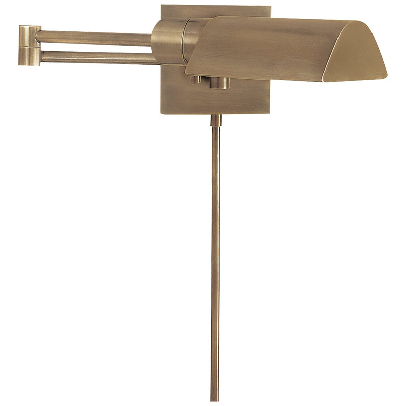 Studio 16.75" Swing Arm Wall Lamp in Antique Nickel