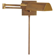 Studio 16.75" Swing Arm Wall Lamp in Hand-Rubbed Antique Brass
