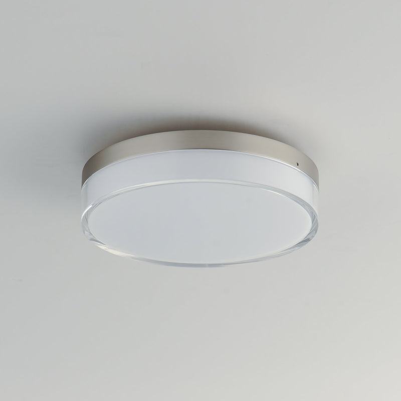 Edge 7" LED Flush Mount in Satin Nickel
