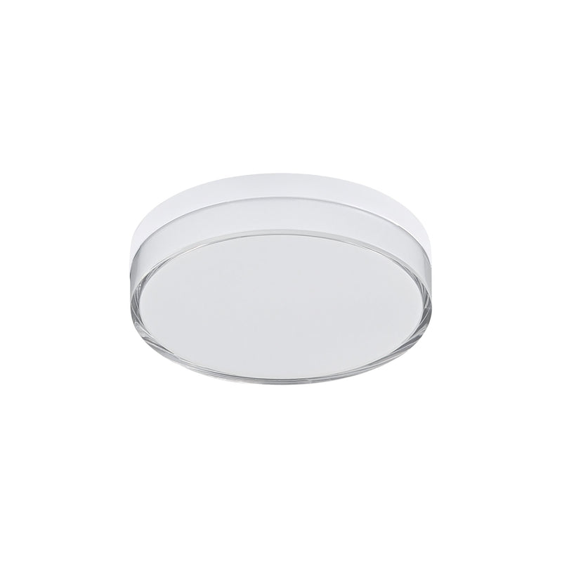 Edge 7" LED Flush Mount in White