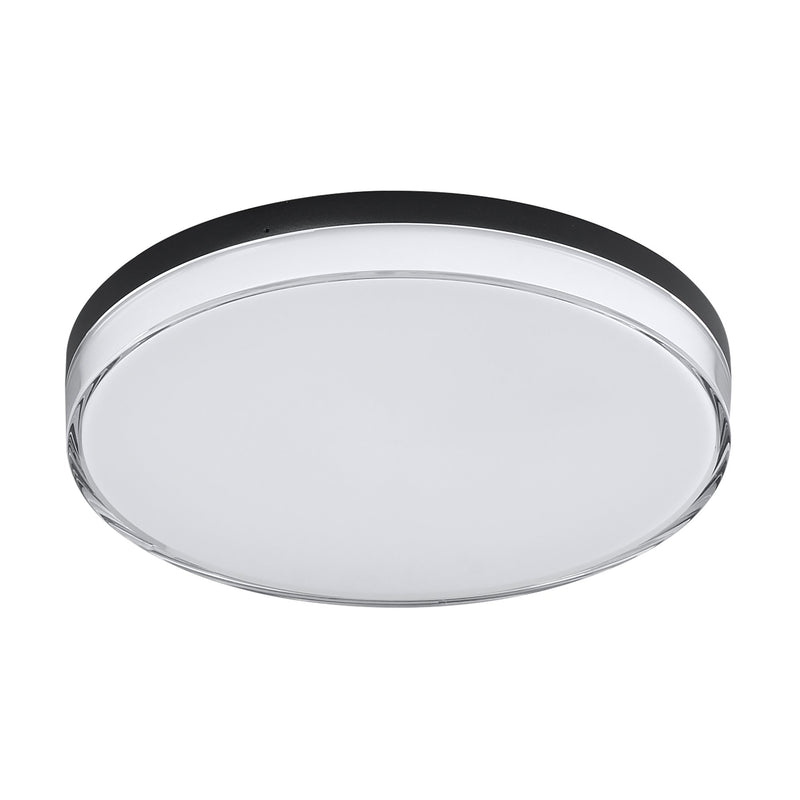 Edge 11" LED Flush Mount in Black