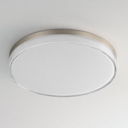 Edge 11" LED Flush Mount in Satin Nickel