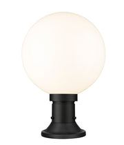Laurent 1 Light 12" Outdoor Post Mount Fixture, 15.75" Tall Lantern, White Opal Glass in White Opal, Pier Mount, 6.25" Base