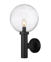 Laurent 1 Light 12" Outdoor Wall Light in Clear Seedy