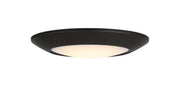 9.4" LED Disc Flush Mount in Matte Black