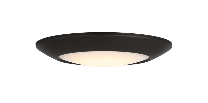 9.4" LED Disc Flush Mount in Matte Black