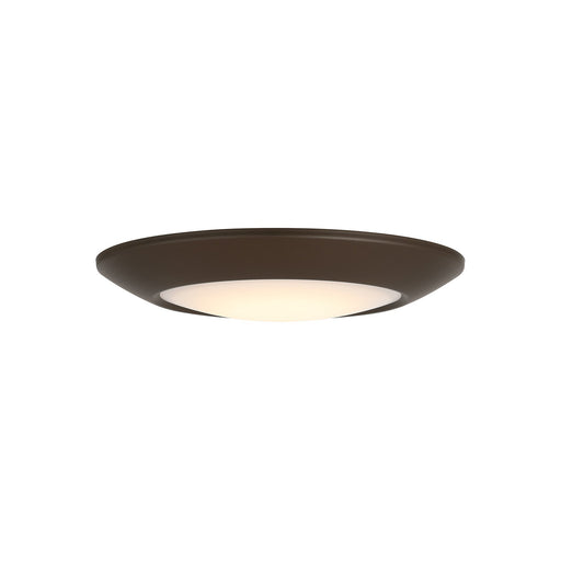 9.4" LED Disc Flush Mount in Bronze