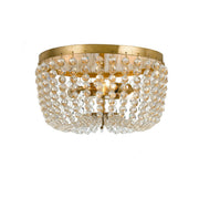 Rylee 3 Light 12.5" Flush Mount in Antique Gold