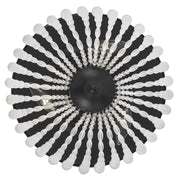 Rylee 3 Light 12.5" Flush Mount in Matte Black