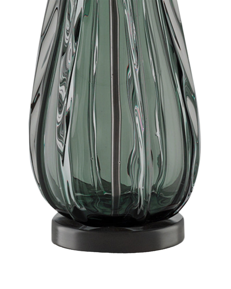 Nightcap Table Lamp in Blue-Gray / Clear