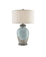 Chatswood Table Lamp in Blue-Green / Gray