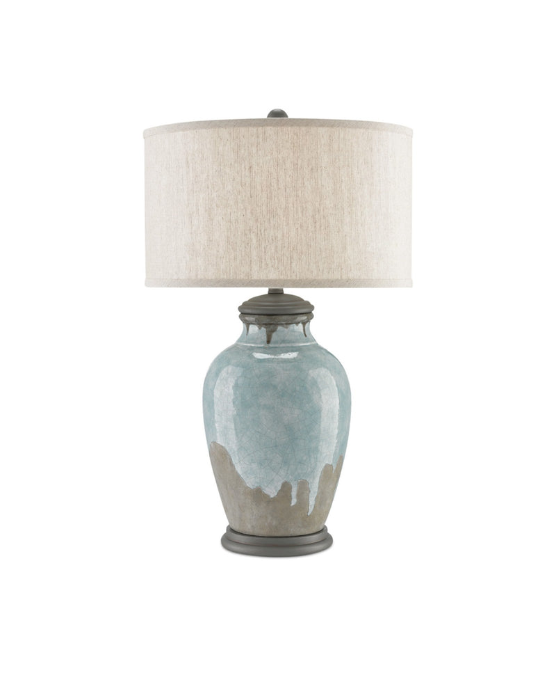 Chatswood Table Lamp in Blue-Green / Gray
