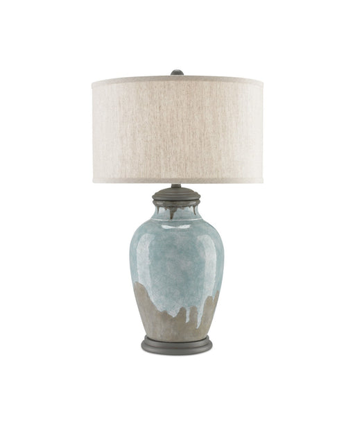 Chatswood Table Lamp in Blue-Green / Gray
