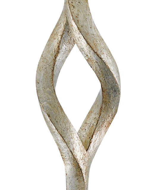 Elyx Table Lamp in Chinois Silver Leaf / Clear