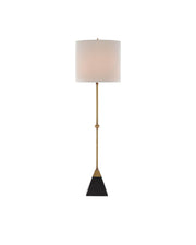 Recluse Table Lamp in Vintage Brass / Black