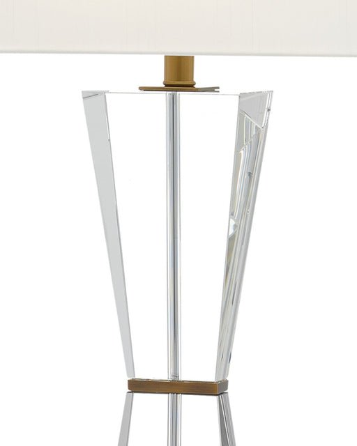 Laelia Table Lamp in Clear / Antique Brass