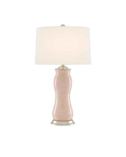 Ondine Table Lamp in Blush / Silver Leaf