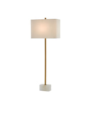 Felix Table Lamp in Natural / Antique Brass