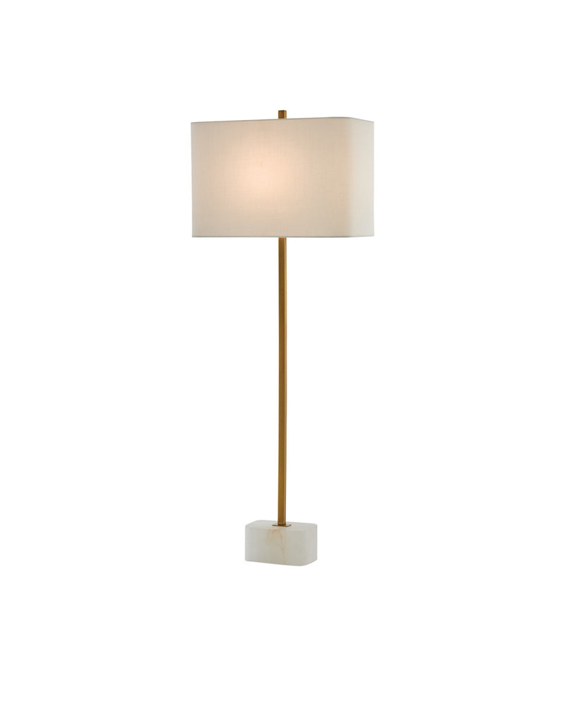 Felix Table Lamp in Natural / Antique Brass