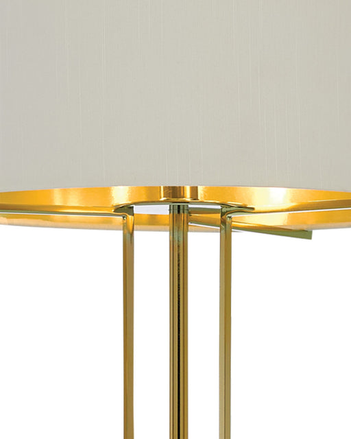 Winsland Table Lamp in Polished Brass / Clear