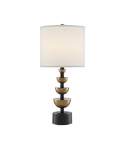 Chastain Table Lamp in Antique Brass / Black