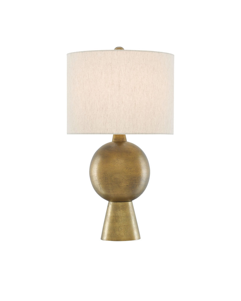 Rami Table Lamp in Antique Brass