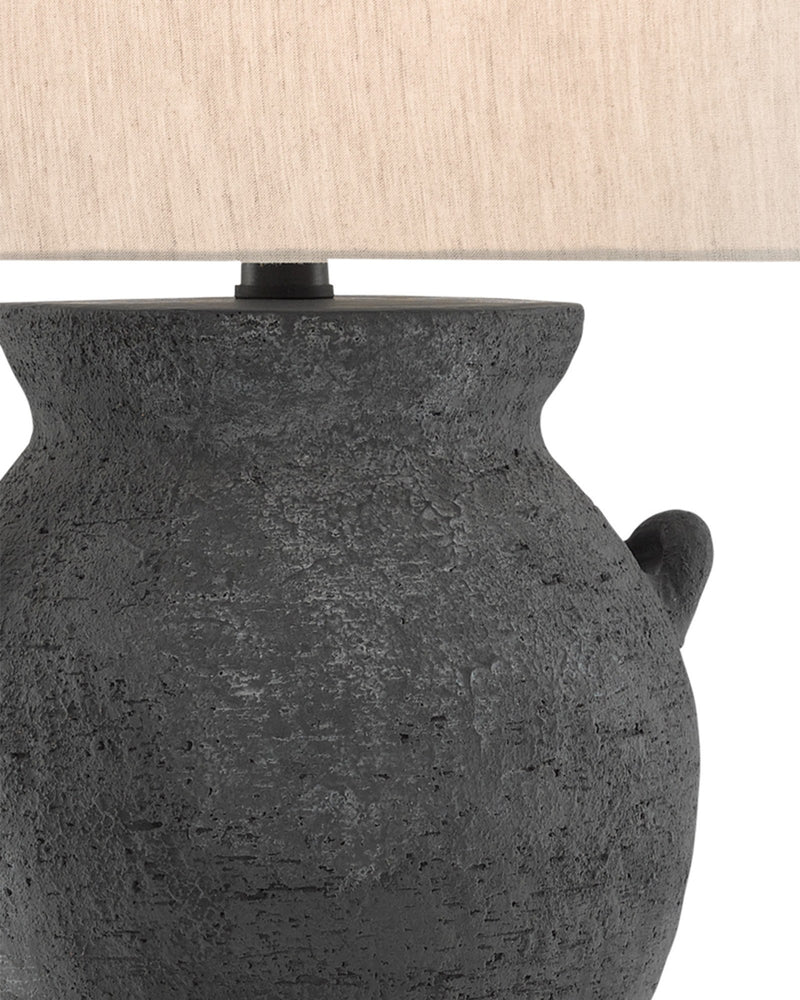 Anza Table Lamp in Black Ash