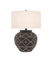 Tattoo Table Lamp in Black / Latte