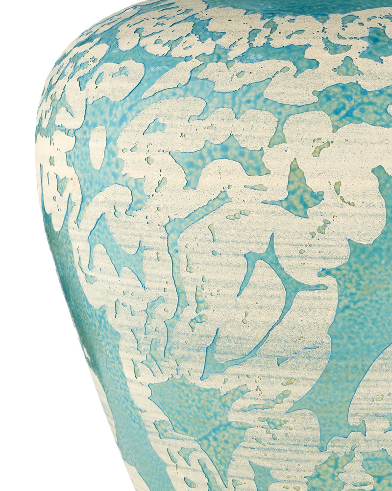 Mimi Table Lamp in Aqua / Cream