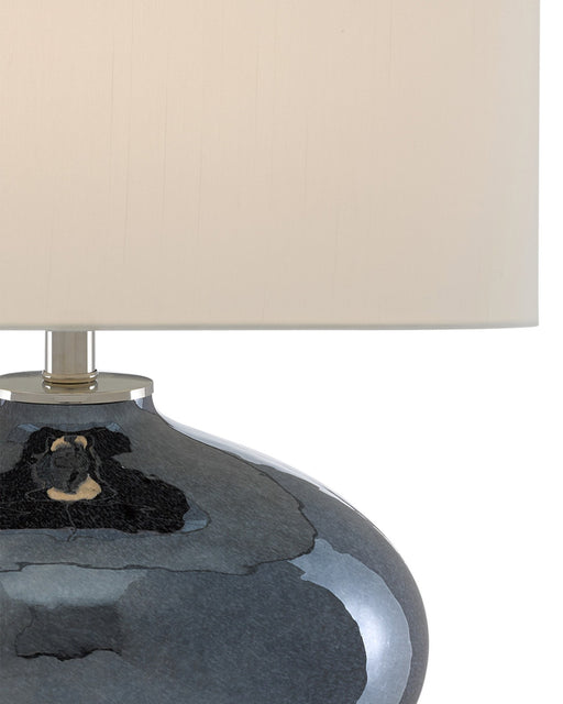 Lucent Table Lamp in Blue Mirror / Polished Nickel