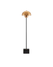 La Rue Table Lamp in Brushed Brass / Black